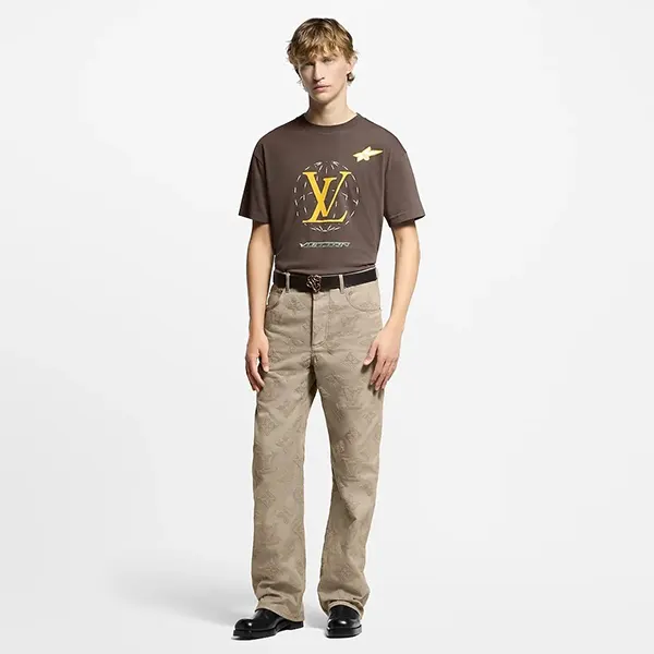 ルイヴィトン ウォッシュドコットンTシャツ 1AHCL3