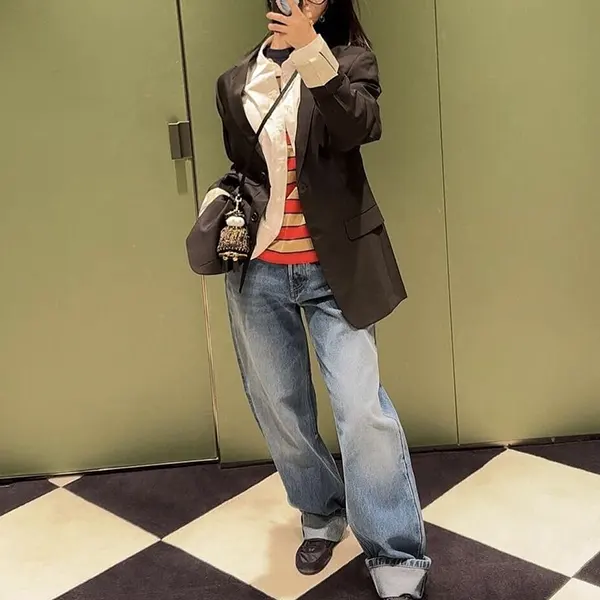 プラダ 長袖 ストライプ Tシャツ コピー オーバーサイズ 39604