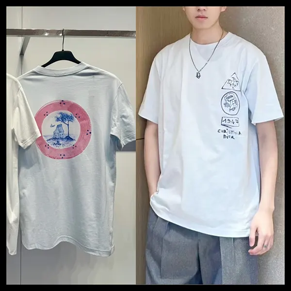 ディオール Tシャツリラックスフィット 583J696B0817
