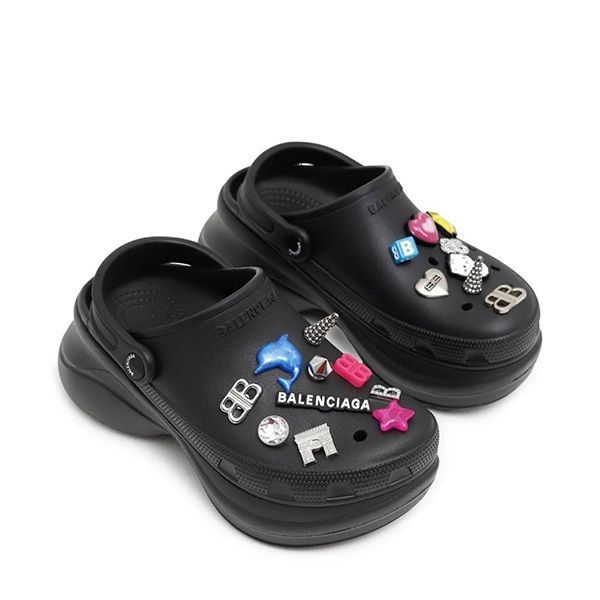 N級品厚底☆バレンシアガ Crocs ミュール 偽物 Jibbitz