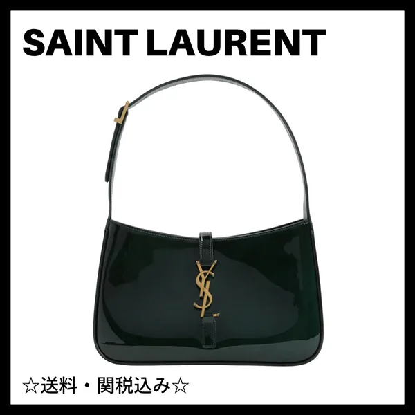 【奇跡の再入荷！即発送】サンローラン◆LE 5 A7 パテントレザーバッグ パチモン ysl995885