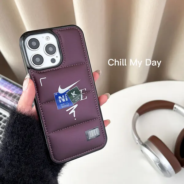 ナイキ ダウンジャケット型 ファッション iPhoneケース w25042206