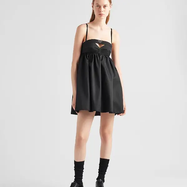プラダ Re-Nylon mini-dress シースミニドレス 230702_1WQ8