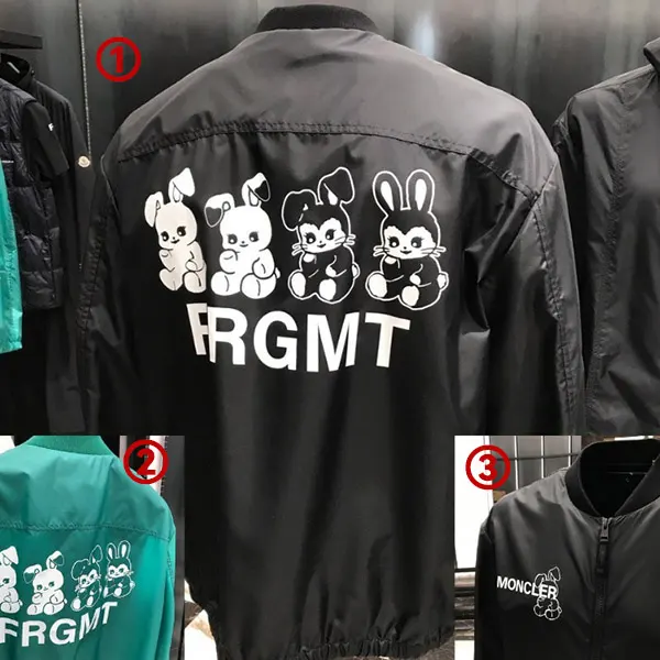 限定コラボ【モンクレール x FRGMT 偽物】FRGMT Ostriaボンバー☆2色 K109U1A00009M5238999