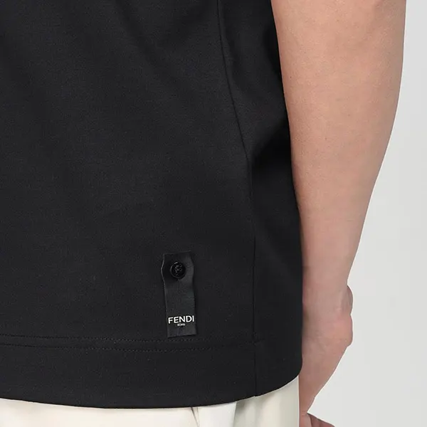 フェンディ FFロゴ コットン Tシャツ スーパーコピー FY0936ARYYF0QA0