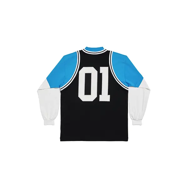 バレンシアガ Basketball Series レイヤード 長袖Tシャツ 822176TR