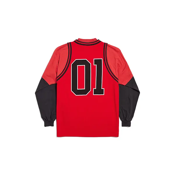 バレンシアガ Basketball Series レイヤード 長袖Tシャツ 822176TR