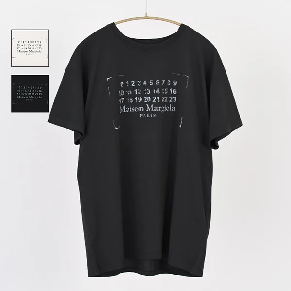 【即発】メゾンマルジェラ スタンプロゴ Tシャツ 偽物 S51GC0534S24575