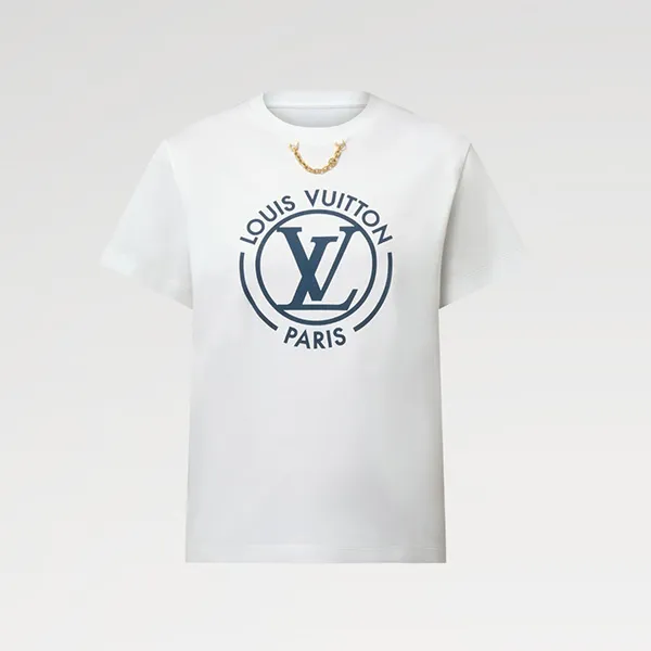 【国内発送◆チェーンが可愛い♪】ルイヴィトン コットンTシャツ コピー 1AFTU