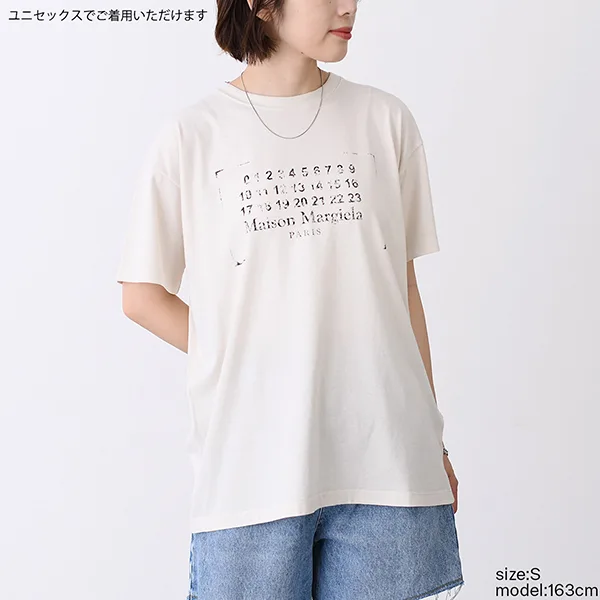 【即発】メゾンマルジェラ スタンプロゴ Tシャツ 偽物 S51GC0534S24575