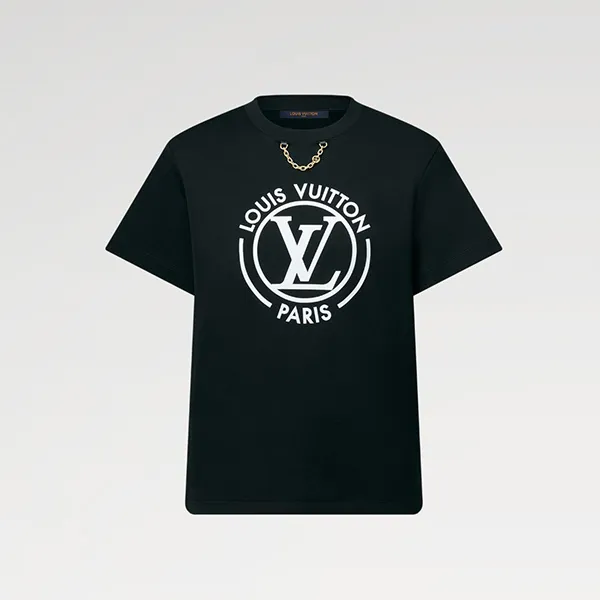 【国内発送◆チェーンが可愛い♪】ルイヴィトン コットンTシャツ コピー 1AFTU