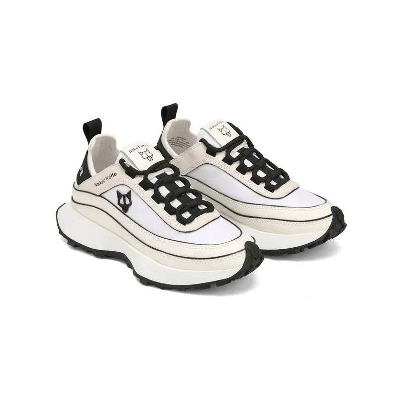 ★ネイキッドウルフ 並行輸入品★Petal 厚底スニーカー ヒール4.3cm ウルフヘッド 3色 ll250804