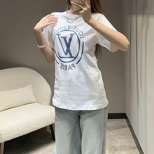 【国内発送◆チェーンが可愛い♪】ルイヴィトン コットンTシャツ コピー 1AFTU