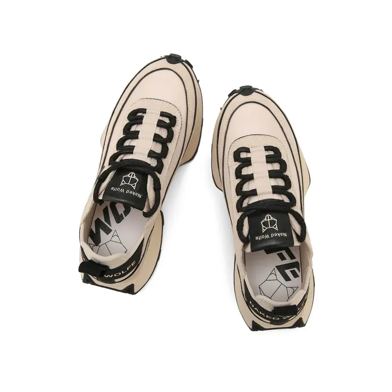 ★ネイキッドウルフ 並行輸入品★Petal 厚底スニーカー ヒール4.3cm ウルフヘッド 3色 ll250804