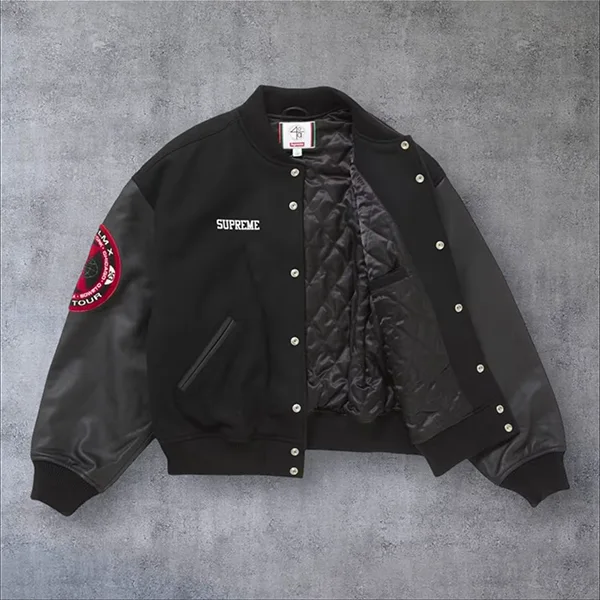 エレガント＆キュートシュプリーム パチモン 40 Acres Malcom X Varsity ジャケット sp259122